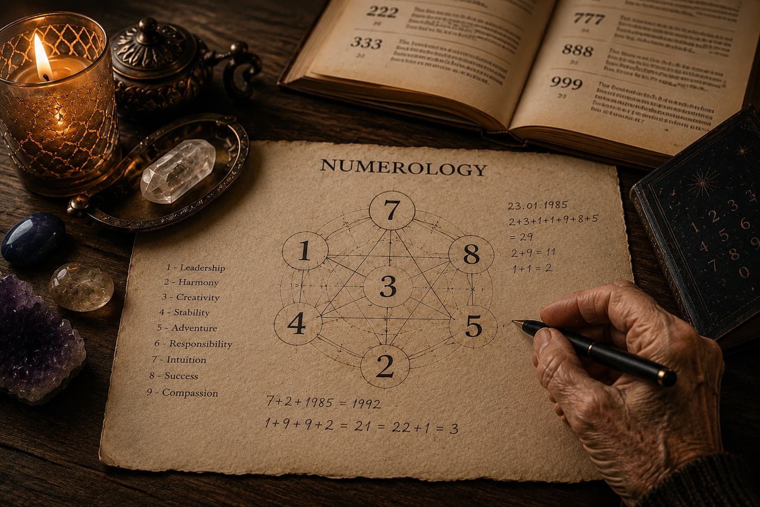 Numerologický rozbor — ilustrační foto